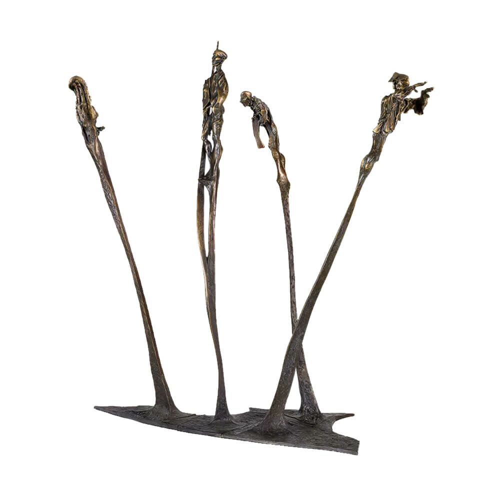  Bronzeskulptur Nach Dem Vorbild Der Insel Pitt Island - Dort, Wo Der Morgen Beginnt
