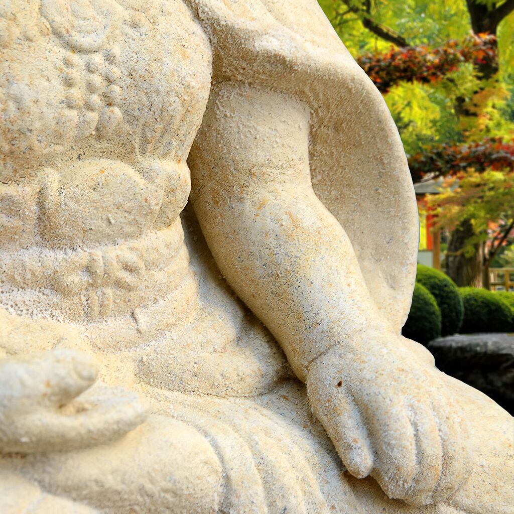  Buddha Gartenskulptur Sitzend - Panna