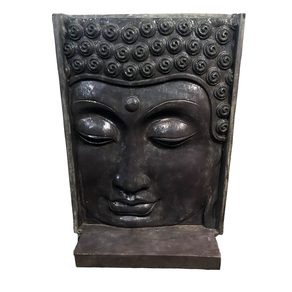  Buddharelief Aus Steinguss Als Wasserspiel Für Den Garten - Asakam
