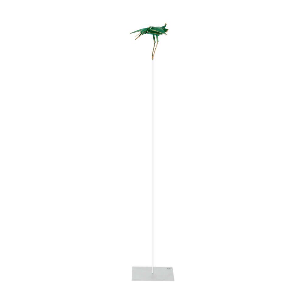  Bunte Vogelskulpturen - Abstrakte Bronzefiguren - Vogelgestalten Set