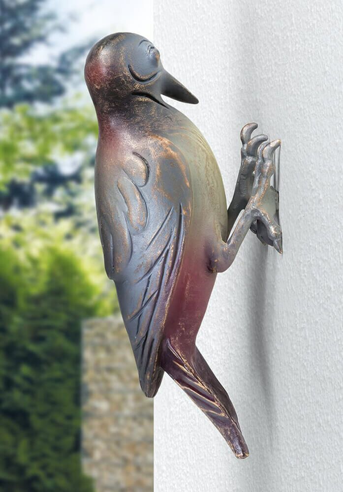 Buntspecht Figur Aus Bronzeguss - Patiniert - Specht