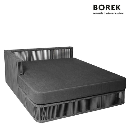  Chaiselongue Von Borek - Aluminium - Inkl. Kissen - Grau - Lincoln Chaiselongue Rechts