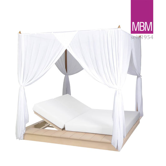  Dach Für Doppelliege Von MBM - Vorhang & Moskitonetz - Weiß - Baldachin - La Villa Daybed Baldachin