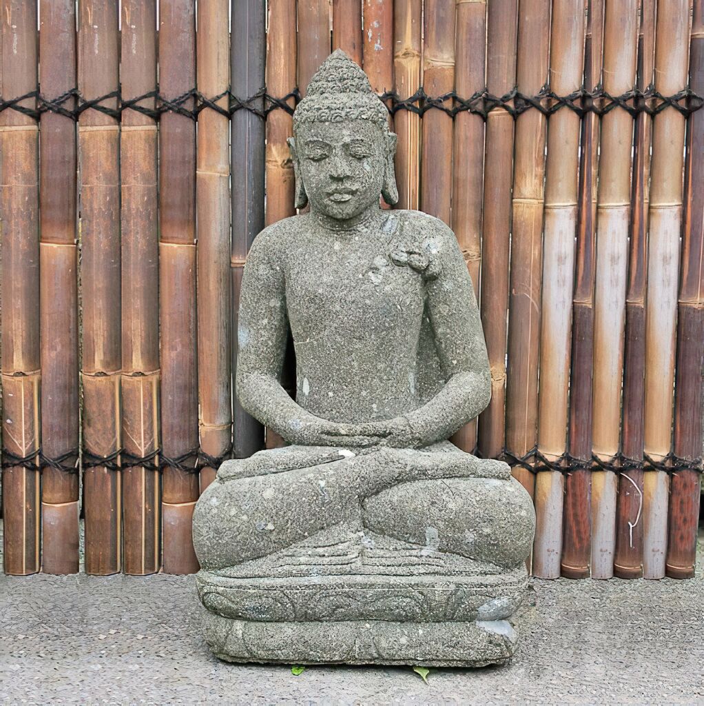 Deko Buddha Chhavi Aus Naturstein - Handarbeit