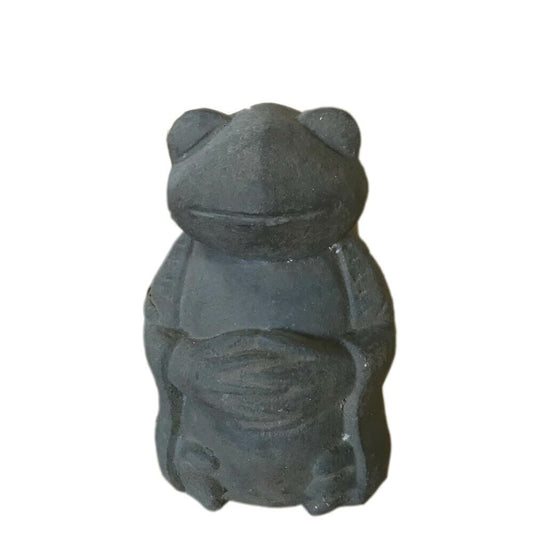  Deko Frosch Figur Im Mönchsgewand Aus Steinguss - Cahaya