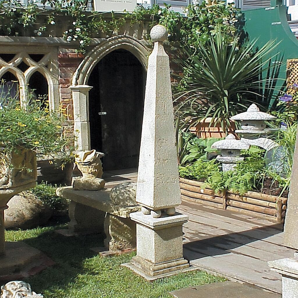  Deko Garten Obelisk Aus Stein - Horus