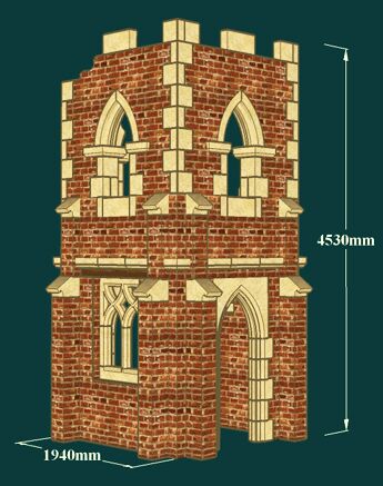  Deko Garten Ruine Mit Kirchturm - Ashill Church