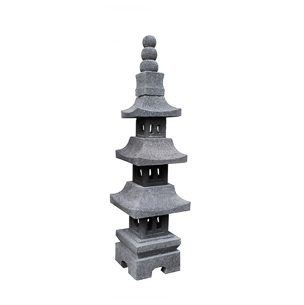  Deko Japan Garten Lampe Als Naturstein Unikat - Masahiro