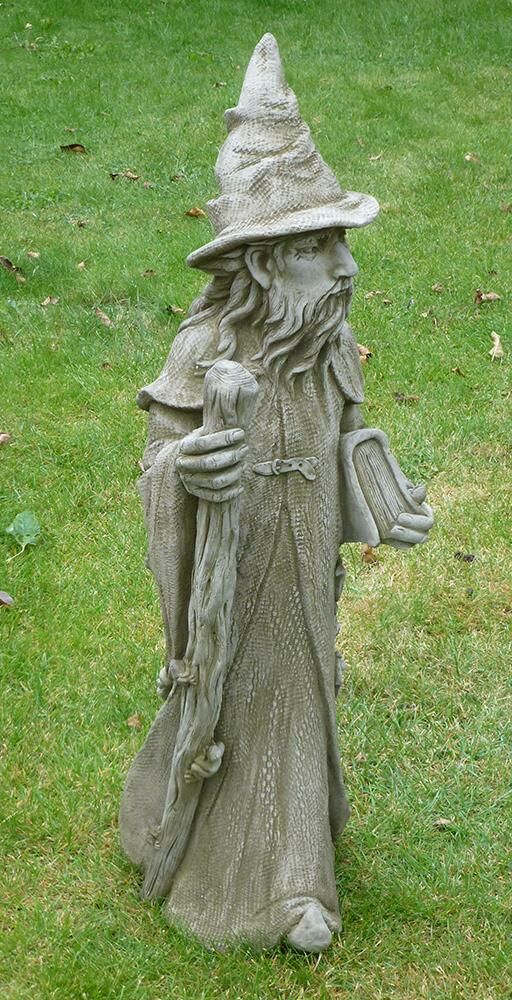  Deko Steinfigur Zauberer Merlin - Fiona Jane Scott