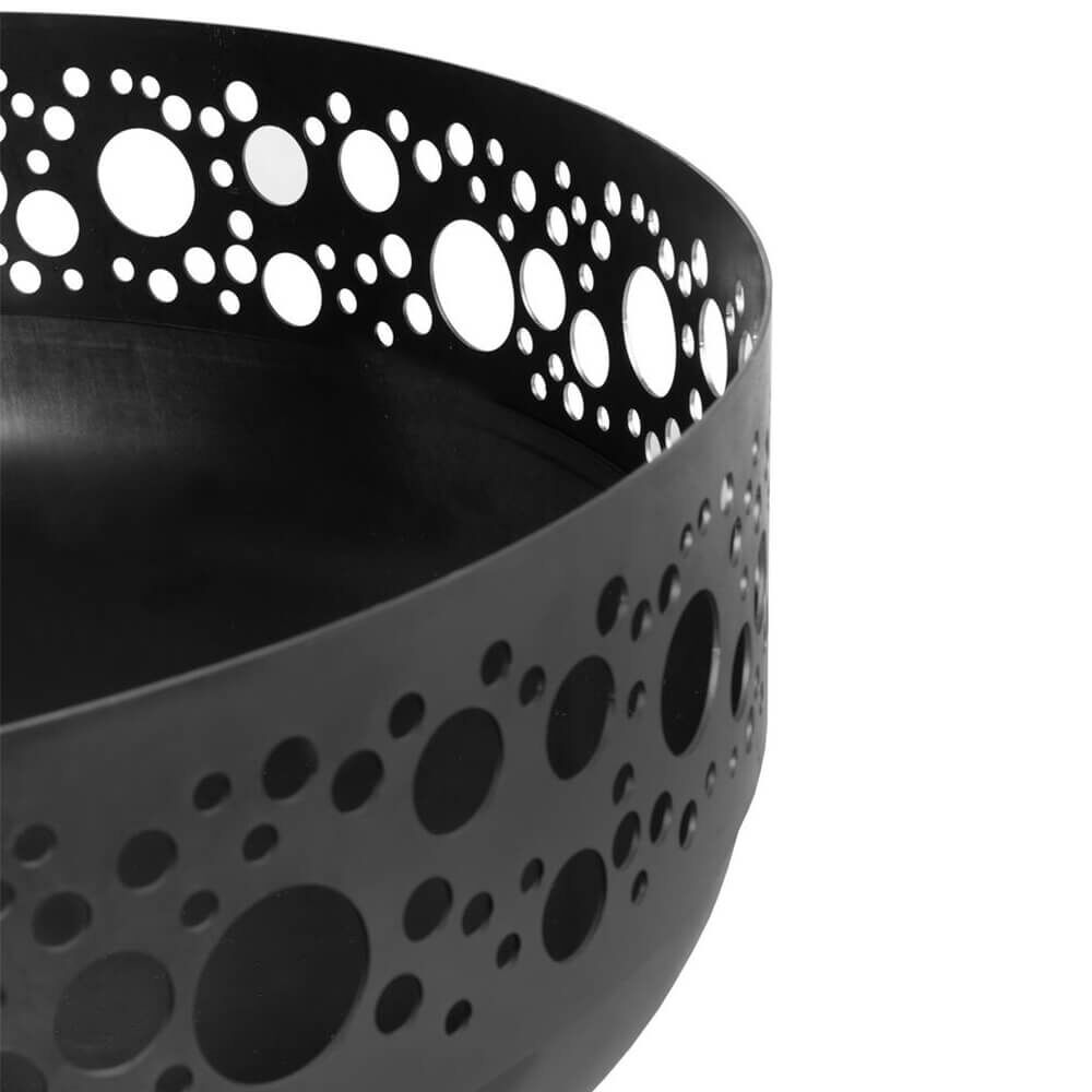  Dekorative Feuerschale - Feuerstelle Für Garten Oder Terrasse - Motiv Punkte - Pantoi Feuerschale