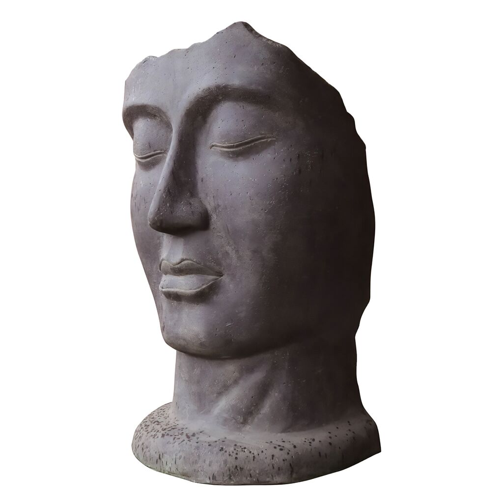  Dekorative Maske Mit Schlafenden Gesicht Aus Steinguss - Irfan