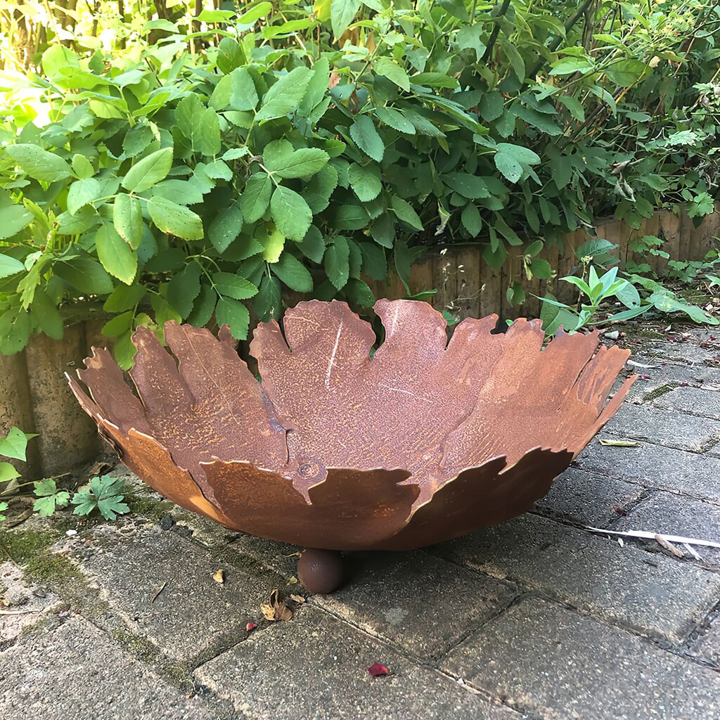  Dekorative Schale Aus Rost Metall Für Den Garten - Testa Gratum