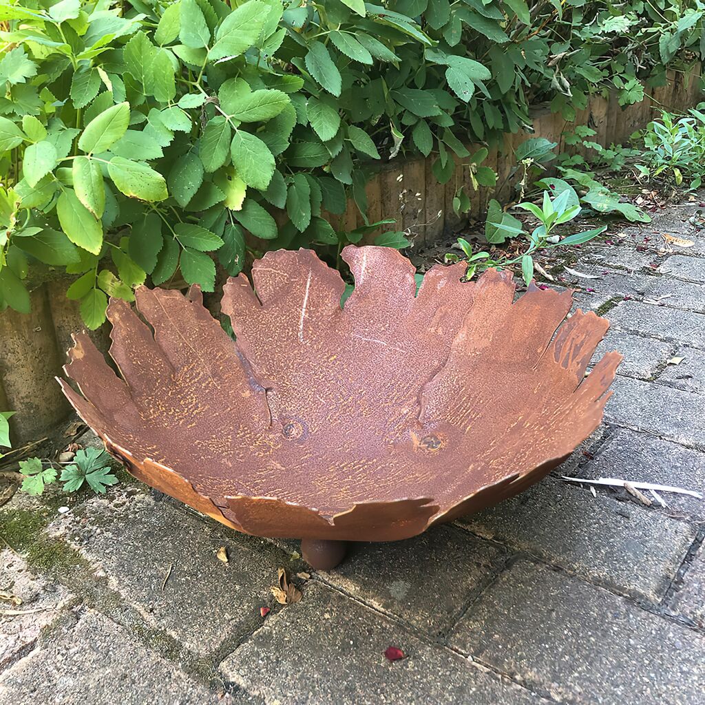  Dekorative Schale Aus Rost Metall Für Den Garten - Testa Gratum