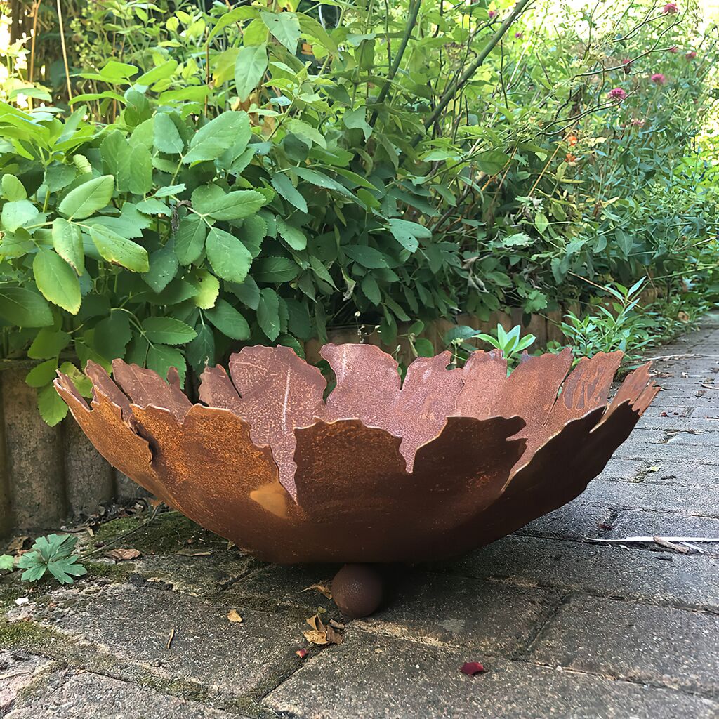  Dekorative Schale Aus Rost Metall Für Den Garten - Testa Gratum