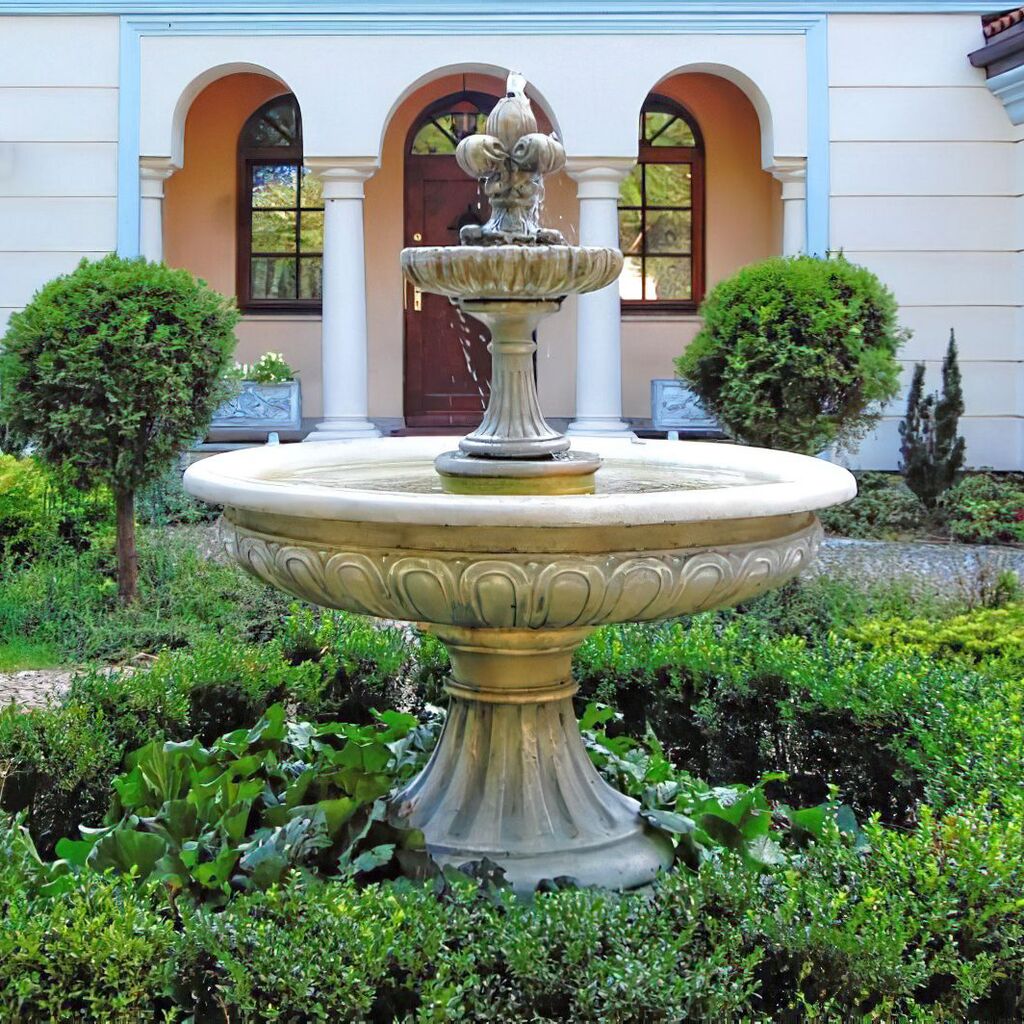  Dekorativer Springbrunnen Aus Steinguss Für Den Garten - Gianluca