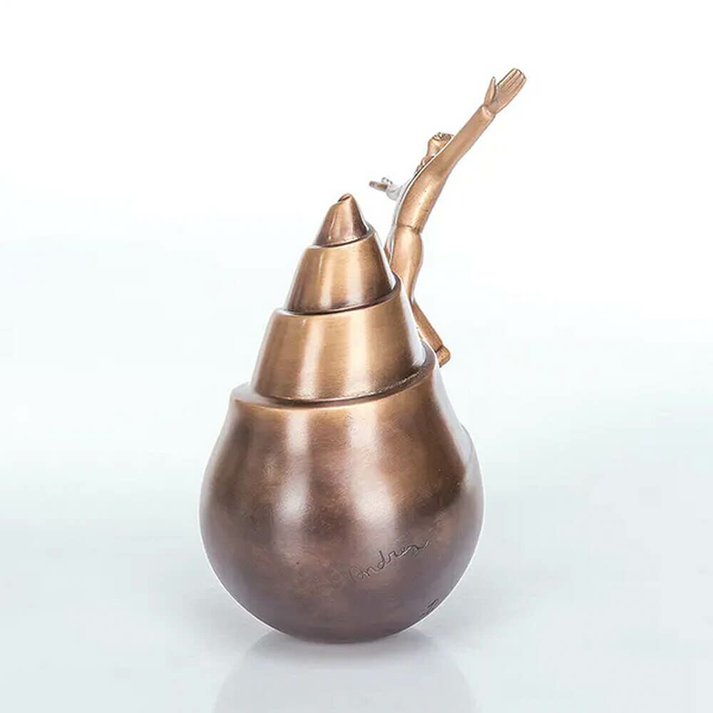  Der Weg Nach Oben - Mann Bronzeskulptur Limitiert - Infinity