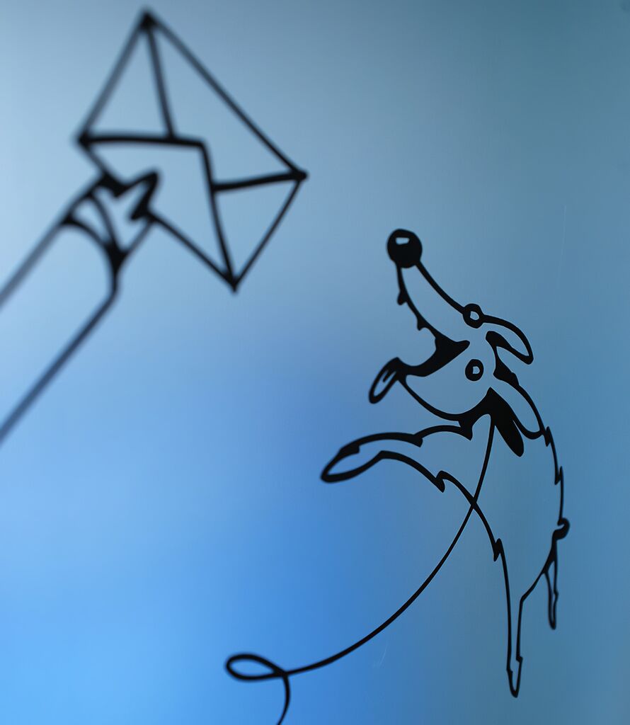  Design Briefkasten Aus Glas & Edelstahl Mit Motiv - Herakles