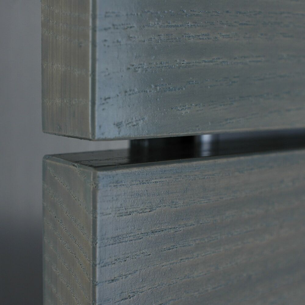  Design Briefkasten Edelstahl Mit Holz Front In Grau - Charon