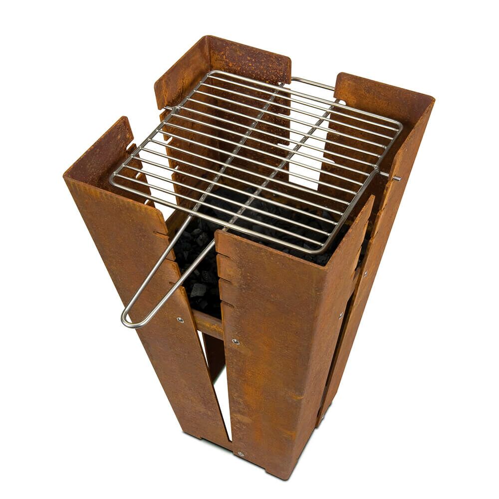  Design Feuerschale Aus Stahl Optional Mit Grillrost - Rhea