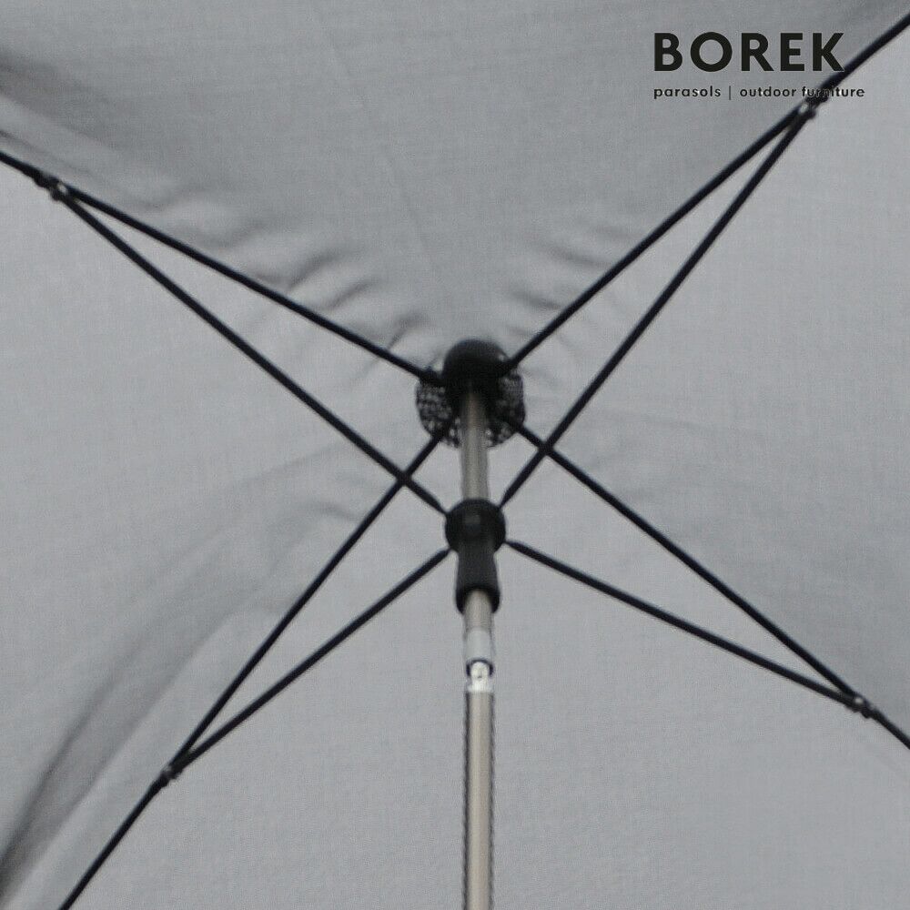  Design Sonnenschirm - Höhenverstellbar & Neigbar - Metall Rahmen - Wetterfest - Borek - Verona Sonnenschirm