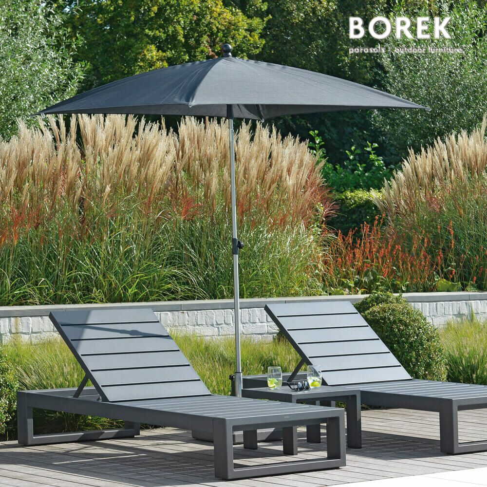  Design Sonnenschirm - Höhenverstellbar & Neigbar - Metall Rahmen - Wetterfest - Borek - Verona Sonnenschirm
