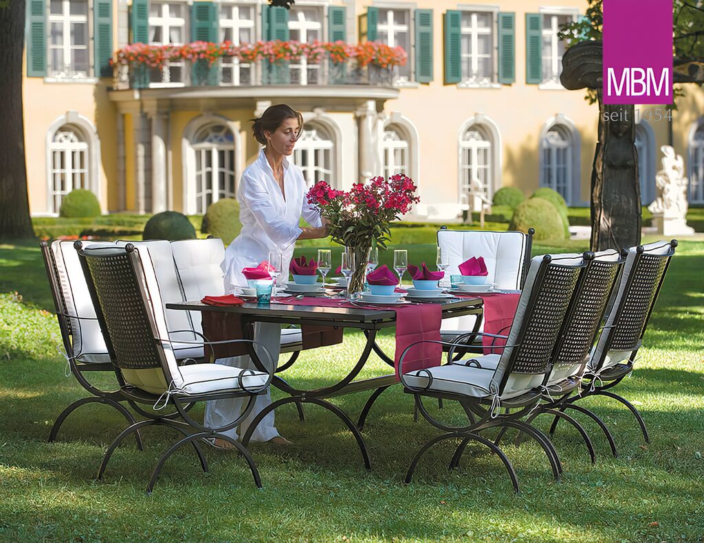  Designer-Sessel Für Garten - MBM - Metall/Eisen - Dunkel - Sessel Romeo Elegance