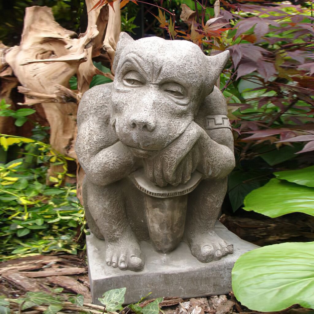  Devonshire Steinfigur Torwächter -Gildas