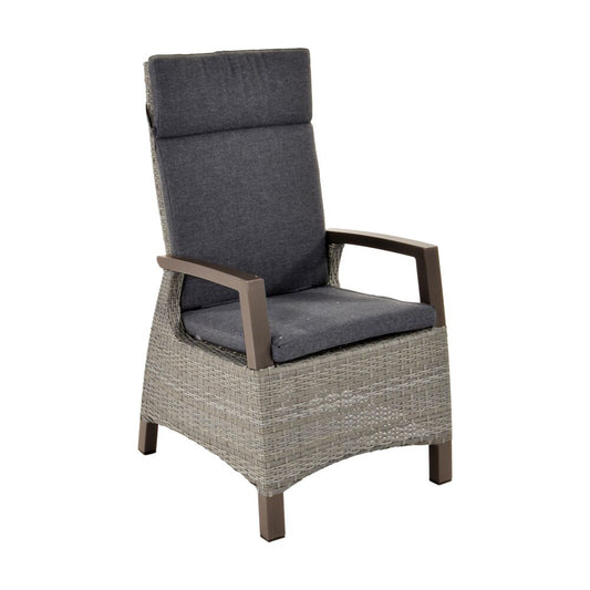  Dining-Sessel Mit Verstellbarer Rückenlehne Aus Polyrattan - Dining Thema