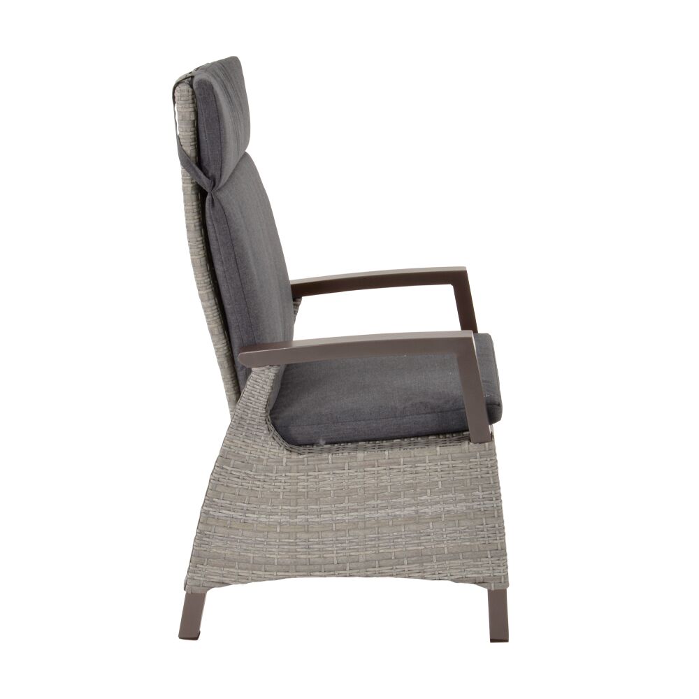  Dining-Sessel Mit Verstellbarer Rückenlehne Aus Polyrattan - Dining Thema