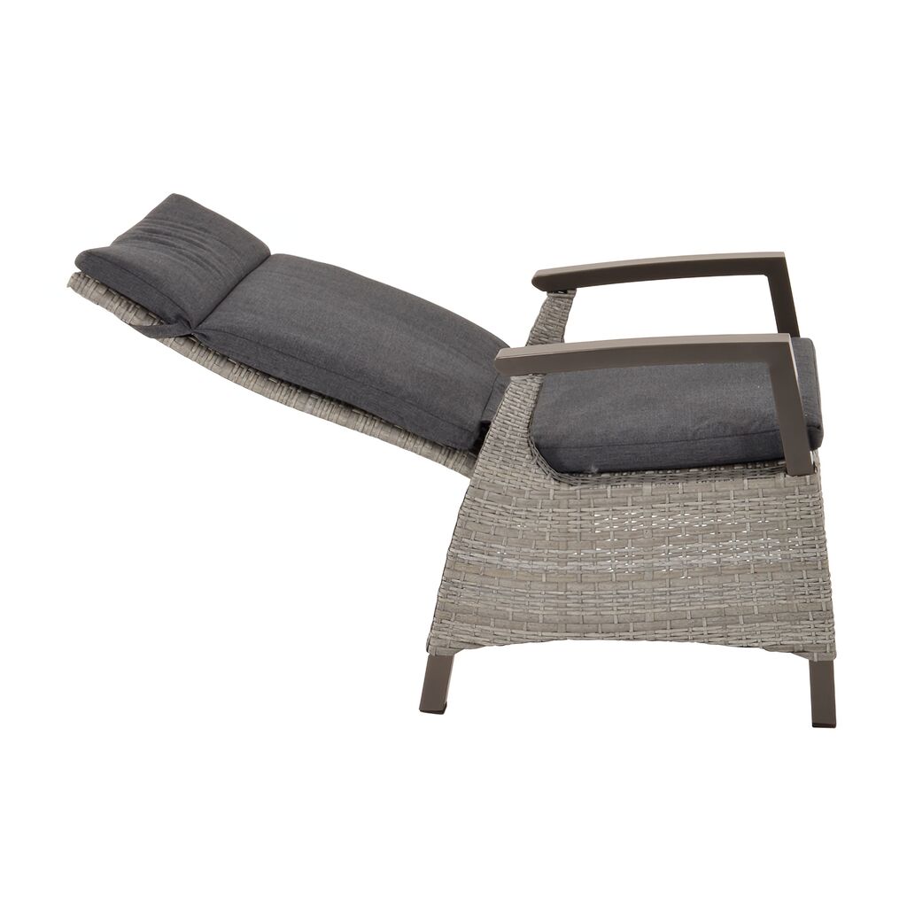  Dining-Sessel Mit Verstellbarer Rückenlehne Aus Polyrattan - Dining Thema