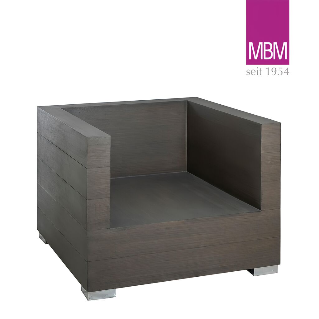  Dunkler Wetterbeständiger Lounge-Sessel Von MBM - Lounge Sessel Long Island