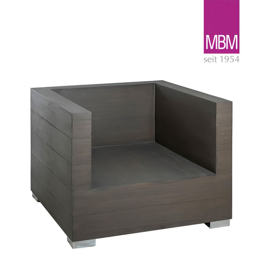  Dunkler Wetterbeständiger Lounge-Sessel Von MBM - Lounge Sessel Long Island