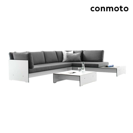  Eckcouch Für Gartenlounge Aus HPL Mit Ablage - Riva Loungecouch