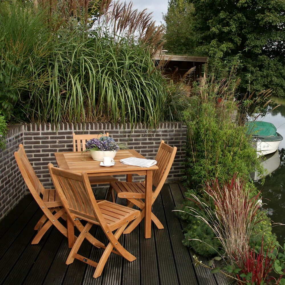  Eckiger Garten Holztisch - Modern - Teakholz - Ruby Gartentisch
