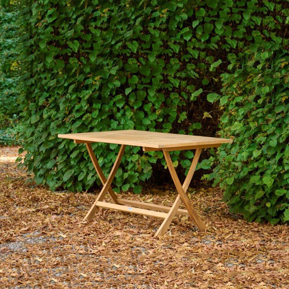  Eckiger Klapptisch Aus Teakholz Für Den Garten - Masie Klapptisch