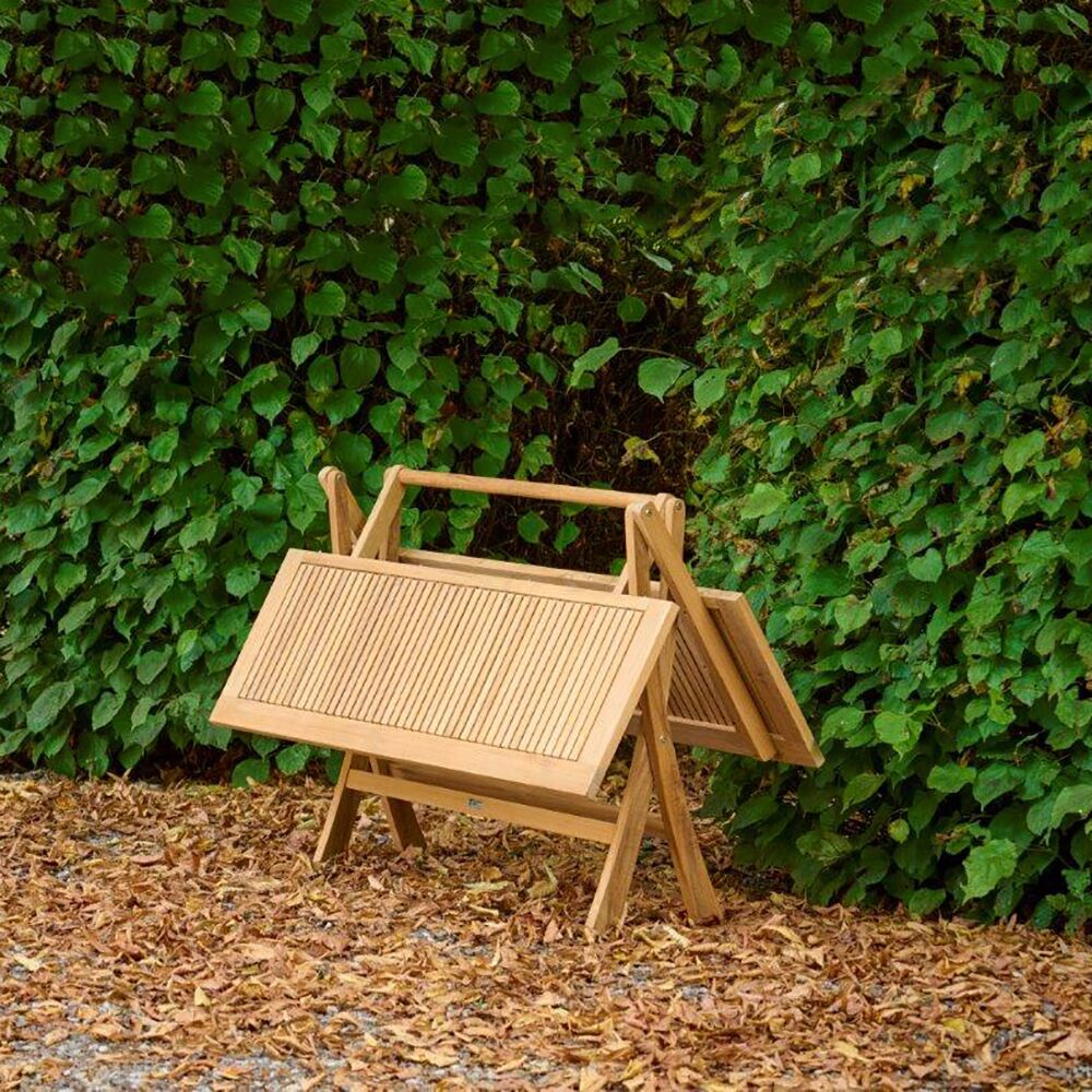  Eckiger Klapptisch Aus Teakholz Für Den Garten - Masie Klapptisch