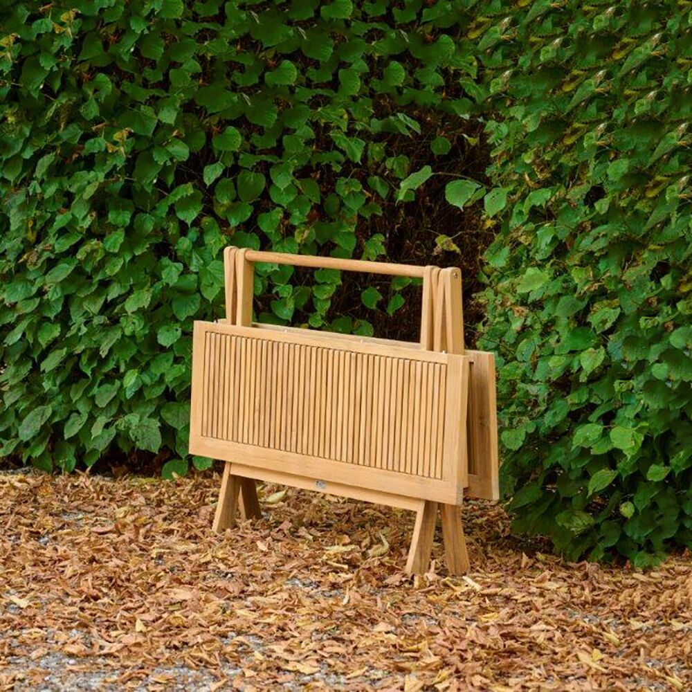  Eckiger Klapptisch Aus Teakholz Für Den Garten - Masie Klapptisch