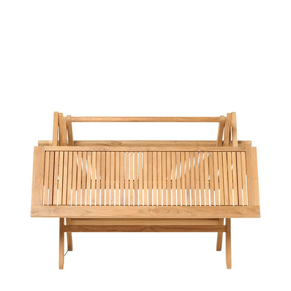  Eckiger Klapptisch Aus Teakholz Für Den Garten - Masie Klapptisch