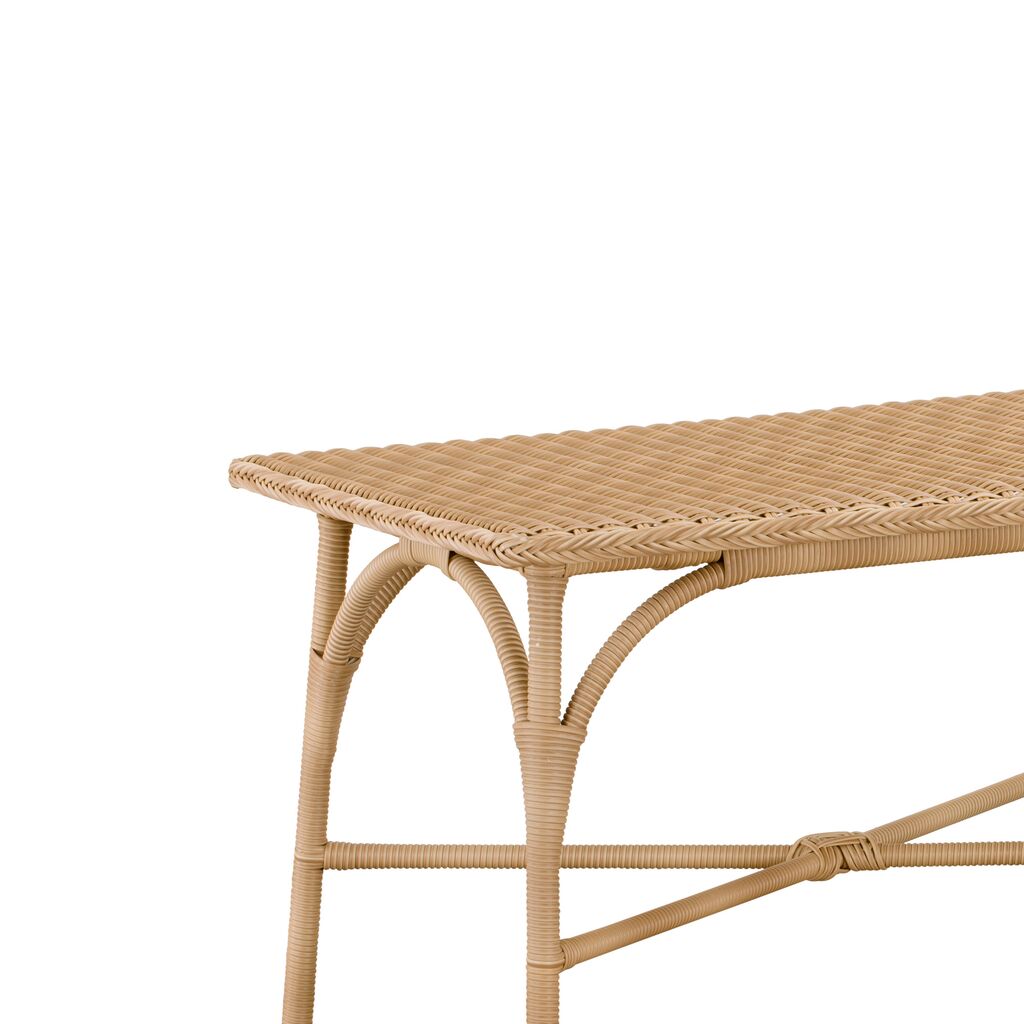  Eckiger Outdoor Kaffeetisch Für Die Gartenlounge In Rattan Optik - Kaffeetisch Talis