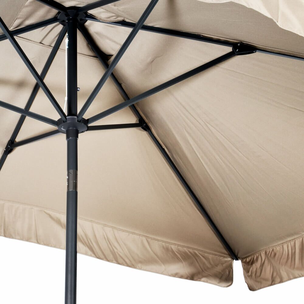 Eckiger Sonnenschirm Mit Knick - 300x200cm - Sonnenschirm Korano