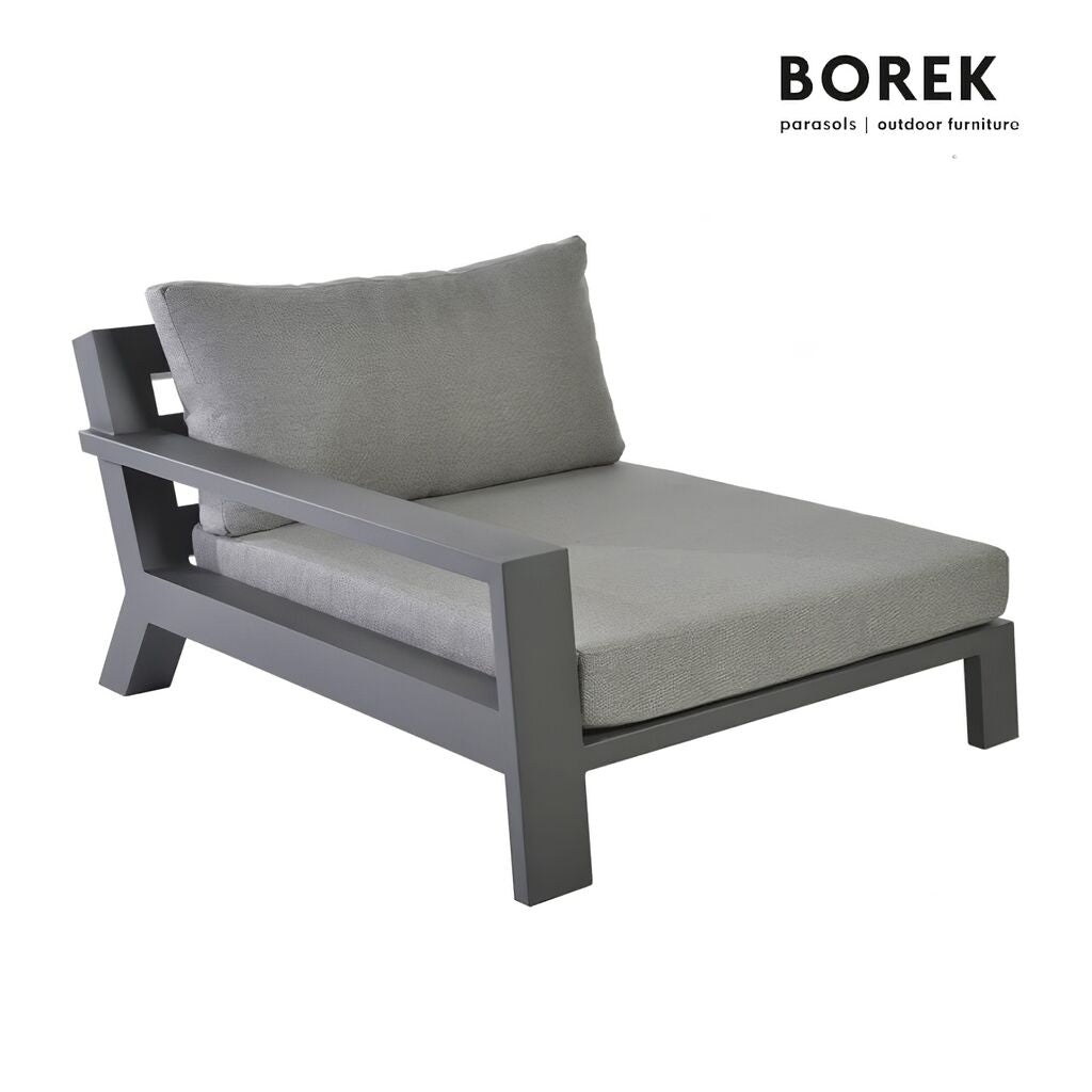  Eckmodul Für Borek Lounge - Alu - Rechts - Loungemodul Viking XXL