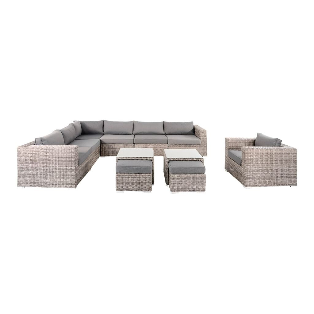  Eckmodul Für Gartenlounge Pari Mit Kissen - Eckelement Pari