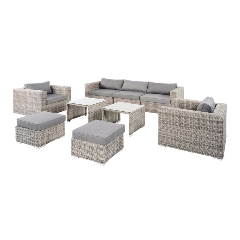  Eckmodul Für Gartenlounge Pari Mit Kissen - Eckelement Pari