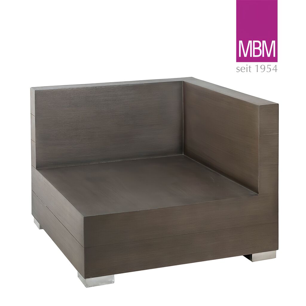  Eckmodul Für Lounge Aus Resysta Und Aluminium Von MBM - Eckmodul Long Island