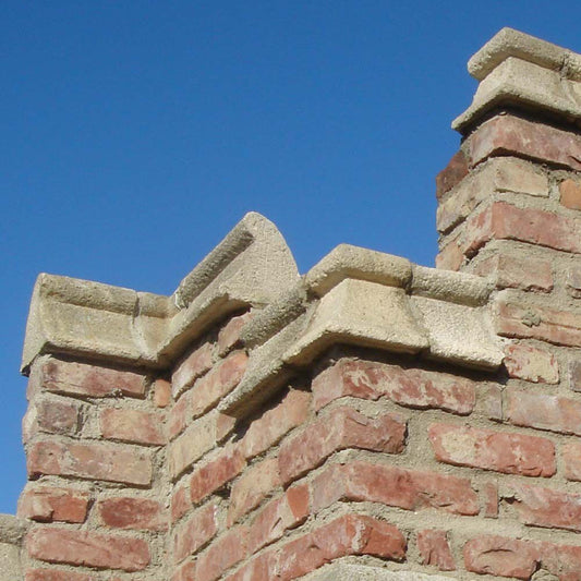  Eckstück Für Stein Mauerabdeckung Antik - 45° Winkel - Chero Smooth Corner