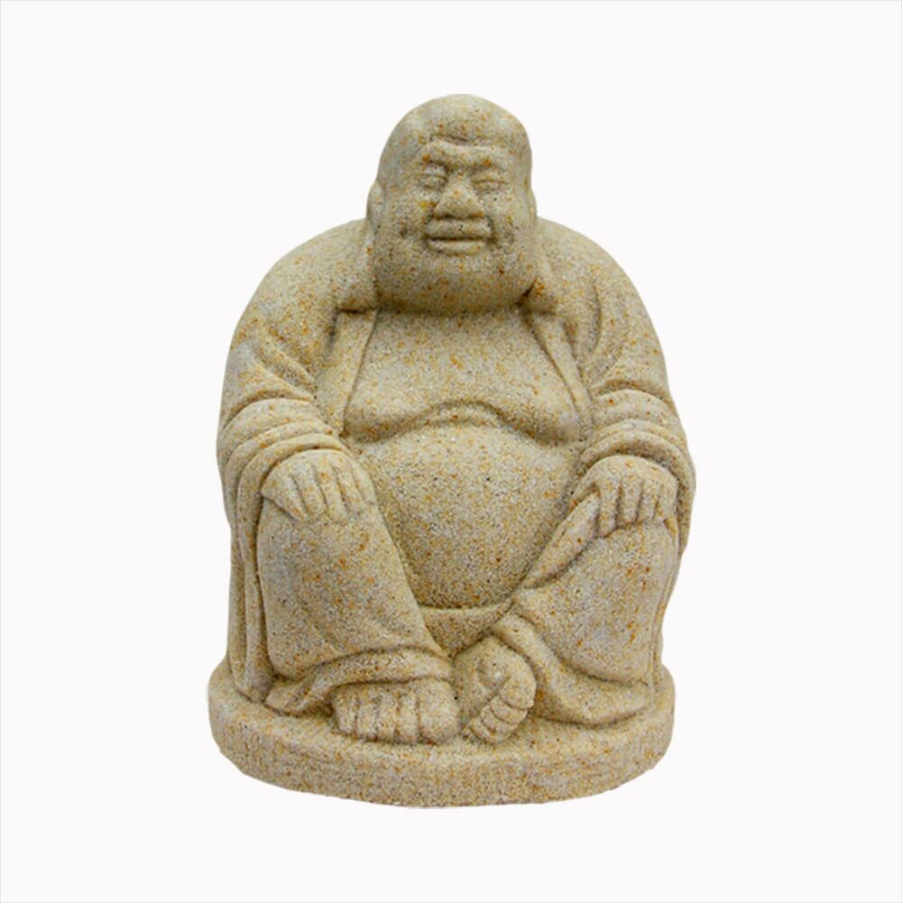  Edle Buddha Skulptur Aus Steinguss - Asuka