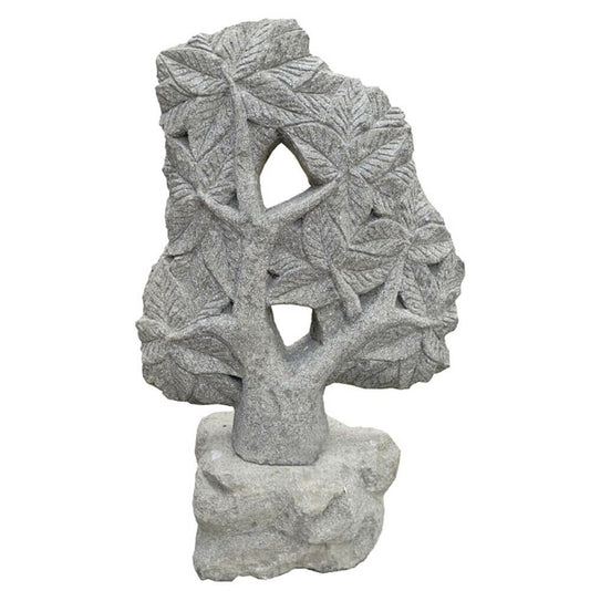  Edles Steinrelief Motiv Baum Aus Naturstein - Okayama