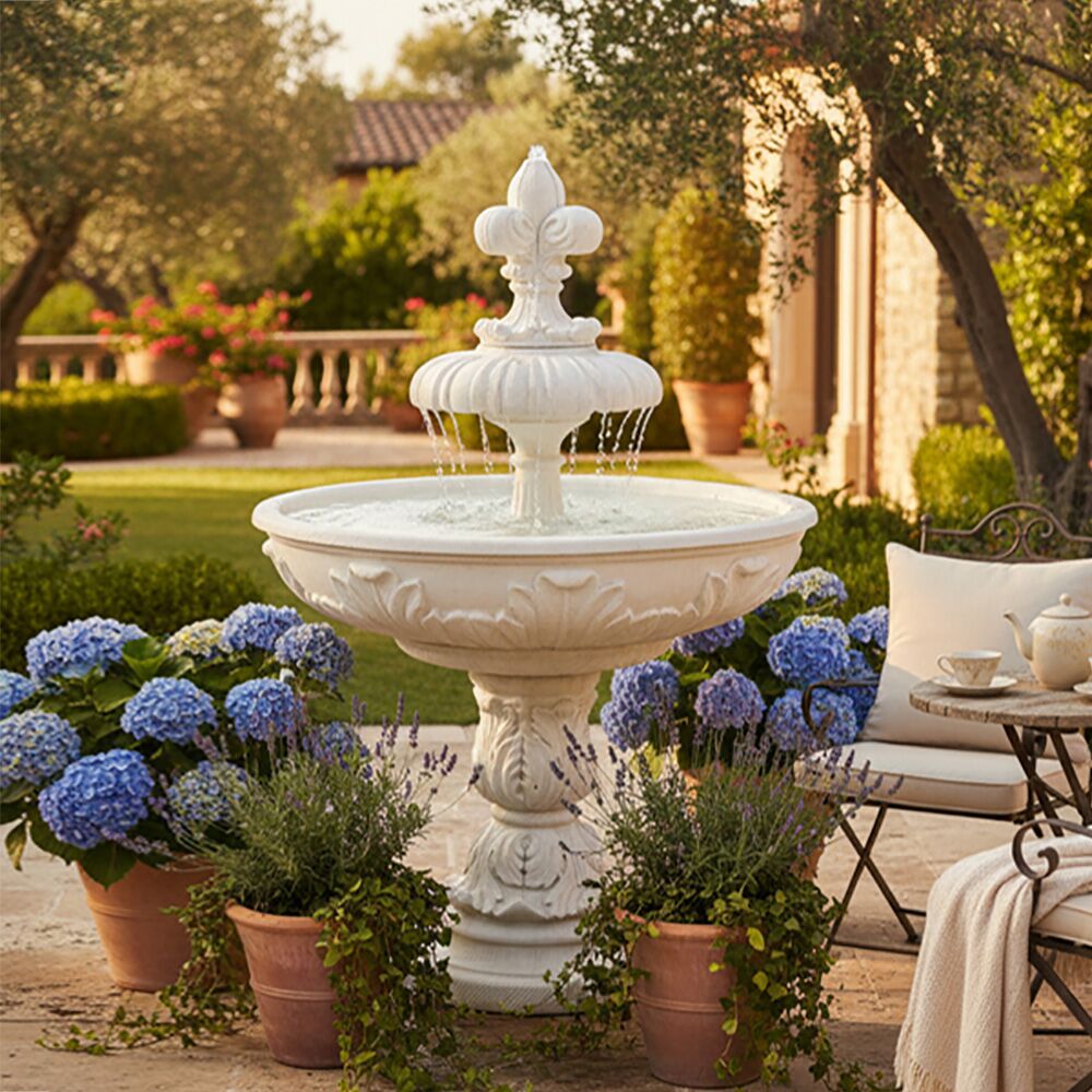 Einzigartiger Gartenbrunnen Aus Steinguss Inklusive Pumpe - Letizia