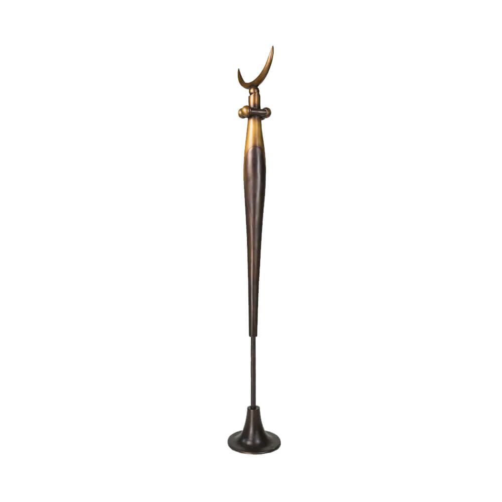  Elegante Designerskulptur Aus Limitiertem Handwerk - Große Mondsichelstele