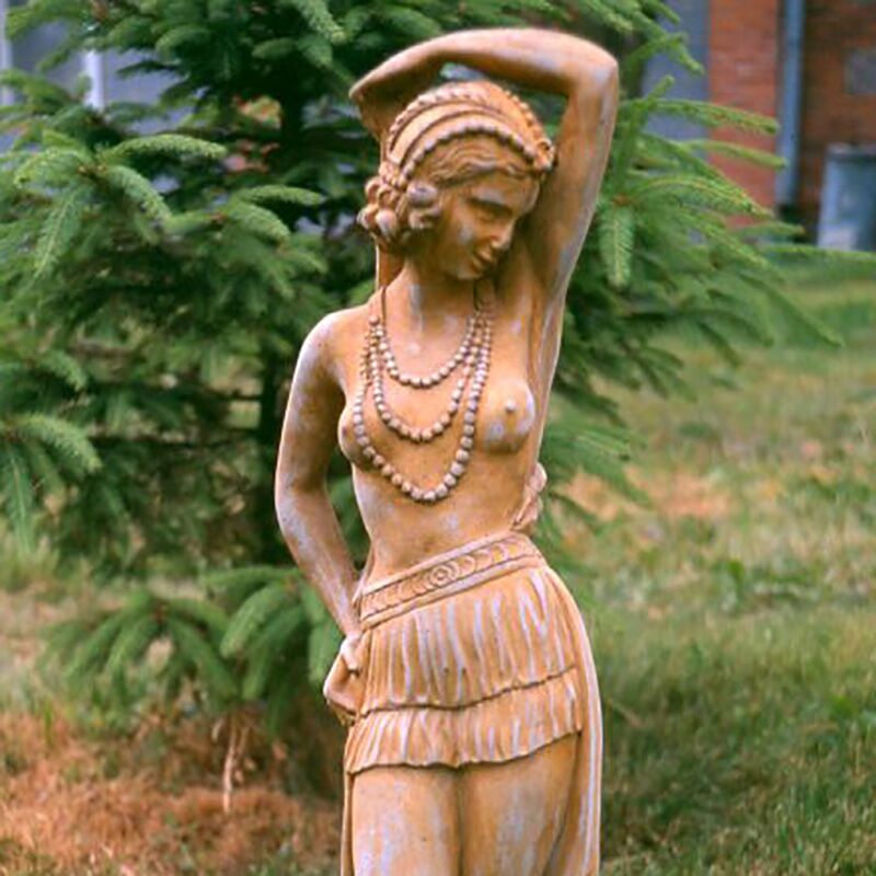 Elegante Frauen Skulptur Für Den Garten - Tänzerin Aus Steinguss - Ginevra